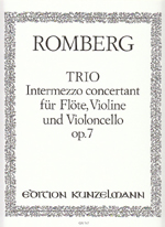 ムラマツフルート｜TRIO,OP.7 'INTERMEZZO CONCERTANT': 楽譜