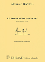 LE TOMBEAU DE COUPERIN,SCORE (ARR.JONES)