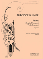 SEXTETT,OP.45,SCORE & PARTS