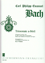 TRIOSONATE A-MOLL,WQ148