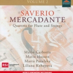 SAVERIO MERCADANTEFQUARTETS FOR FLUTE AND STRINGS VOL.2