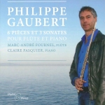 PHILIPPE GAUBERT 6 PIECES ET 3 SONATES POUR FLUTE ET PIANO