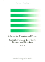 ALBUM FOR PICCOLO & PIANO,VOL.2 (ED.WYE) G15959
