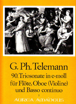 90.TRIOSONATE E-MOLL, TWV42:e2 (TAFELMUSIK II) G20823