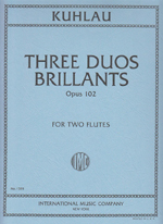 3 DUOS BRILLANTS,OP.102 PARTS