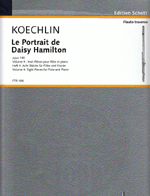 LE PORTRAIT DE DAISY HAMILTON OP.140, VOL.4 : 8 PIECES FOR FLUTE & PIANO