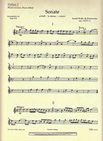 SONATEN,OP.34 NR.6 A-MOLL,PARTS