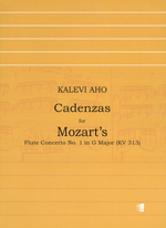 CADENZAS FOR FLUTE CONCERTO NO.1 G-DUR KV313 G31686