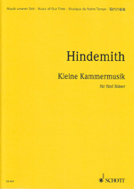 KLEINE KAMMERMUSIK,OP.24/2,SCORE G3190