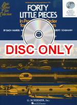 40 LITTLE PIECES (ED.L.MOYSE) : DEMO & ACCOMPANIMENT CD G35108