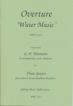 OVERTURE hWATER MUSICh TWV55:C3, SCORE & PARTS  (ARR.ANDREWS)
