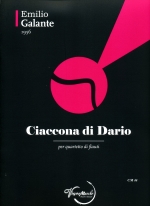CIACCONA DI DARIO, SCORE & PARTS