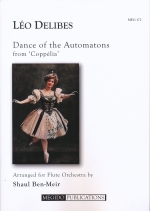 DANCE OF THE AUTOMATONS FROM hCOPPELIAh (ARR.BEN-MEIR), SCORE & PARTS