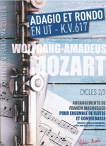 ADAGIO ET RONDO C-DUR KV617 (ARR.MASQUELIER) SCORE & PARTS