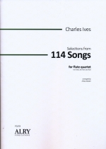 SELECTIONS FROM 114 SONGS (ARR.MUTTER), SCORE & PARTS