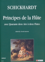 PRINCIPES DE LA FLUTE, AVEC QUARANTE DEUX AIRS A DEUX FLUTES, SCORE
