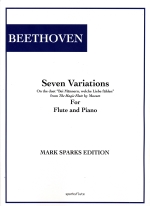 SEVEN VARIATIONS ON THE DUET hBEI MANNERN, WELCHE LIEBE FUHLENh FROM hTHE MAGIC FLUTEh BY MOZART