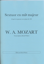 SEXTUOR  IN ES-DUR KV493 (ARR.WALTER), SCORE & PARTS