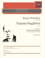 VISIONS FUGITIVES OP.22, (DOLENTE/RIDICOLOSAMENTE) SCORE & PARTS