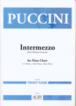 INTERMEZZO FROM MANON LESCAUT (ARR.KANE), SCORE & PARTS