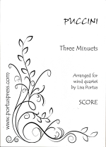 THREE MINUETS (ARR.PORTUS), SCORE & PARTS