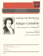 ADAGIO CANTABILE FROM PIANO SONATA NO.8�@OP.13 �hPATHETIQUE�h (ARR.KLOMPENBERG), SCORE & PARTS