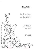 LE TOMBEAU DE COUPERIN (ARR.PORTUS), SCORE & PARTS