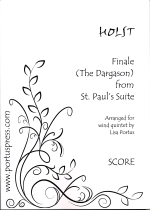 FINALE (THE DARGASON) FROM �hST.PAUL�fS SUITE�h (ARR.PORTUS), SCORE & PARTS