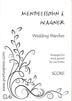 MENDELSSOHN & WAGNER / WEDDING MARCHES (ARR.PORTUS), SCORE & PARTS