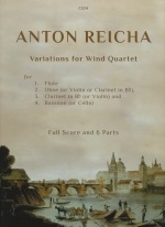 VARIATIONS FOR WIND QUARTET, SCORE & PARTS