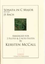 SONATA C-DUR BWV1005 (ARR.MCCALL), SCORE & PARTS