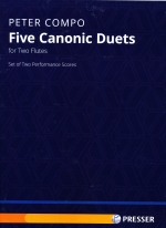 FIVE CANONIC DUETS (2 SCORES SET)