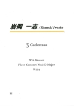 W.A.MOZARTFFLUTE CONCERT NO.2 D-DUR K.314 3CADENZAS