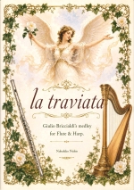 LA TRAVIATA GIULIO BRICCIALDI�fS MEDLEY FOR FLUTE AND HARP (ARR�FNISHIO NOBUHIKO)