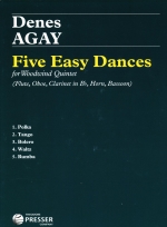 5 EASY DANCES,SCORE&PARTS G4180